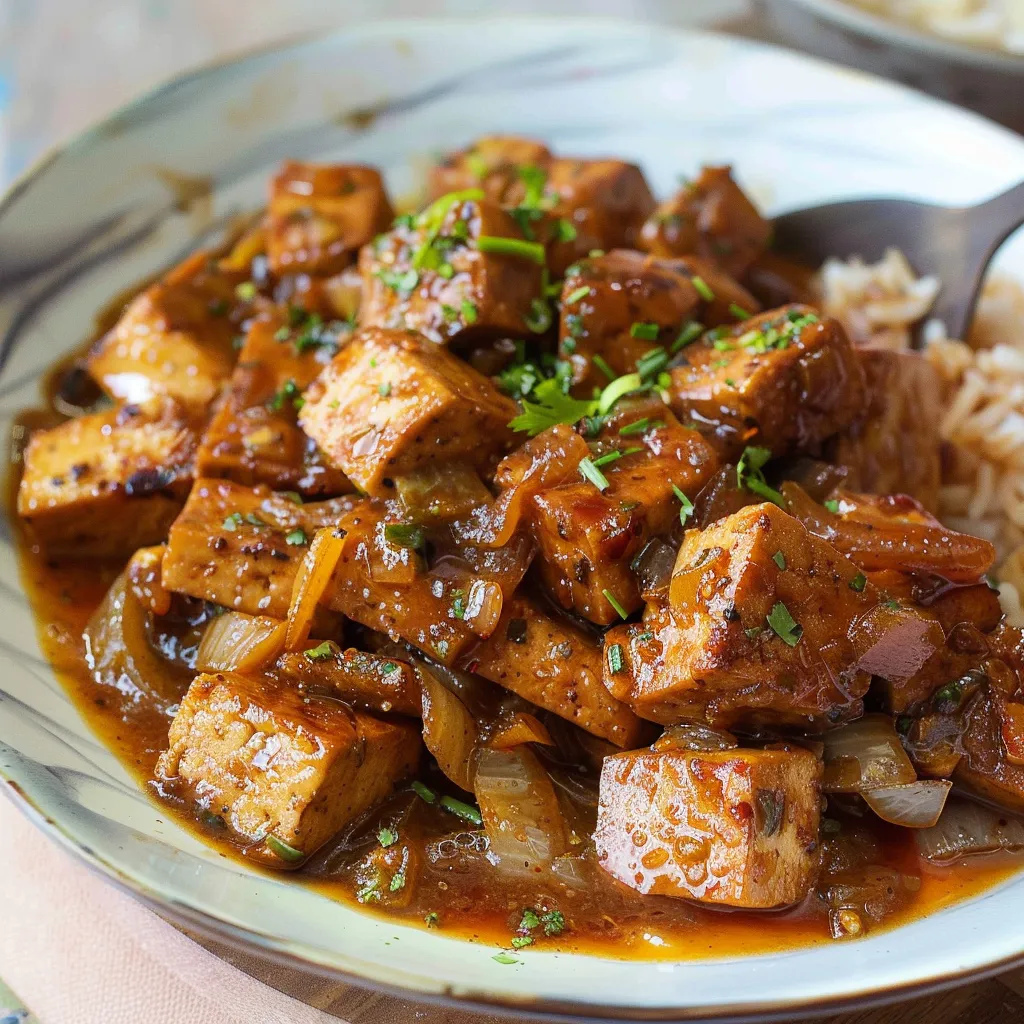 Tofu Adobo Croustillant