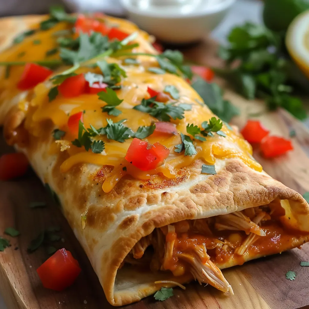 Chimichangas au Poulet au Four