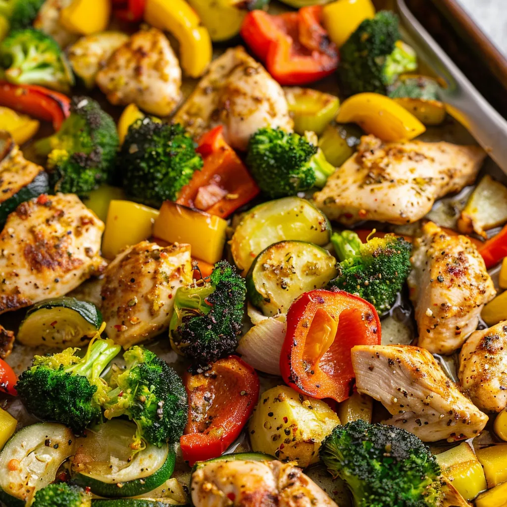Plat de Poulet aux Légumes
