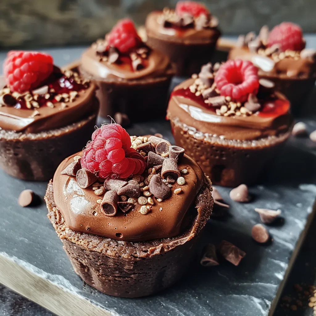 Verrines au Chocolat et Framboise - Dessert Coup de Foudre