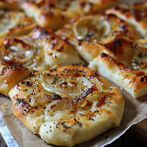 Délicieux Pain Polonais aux Oignons