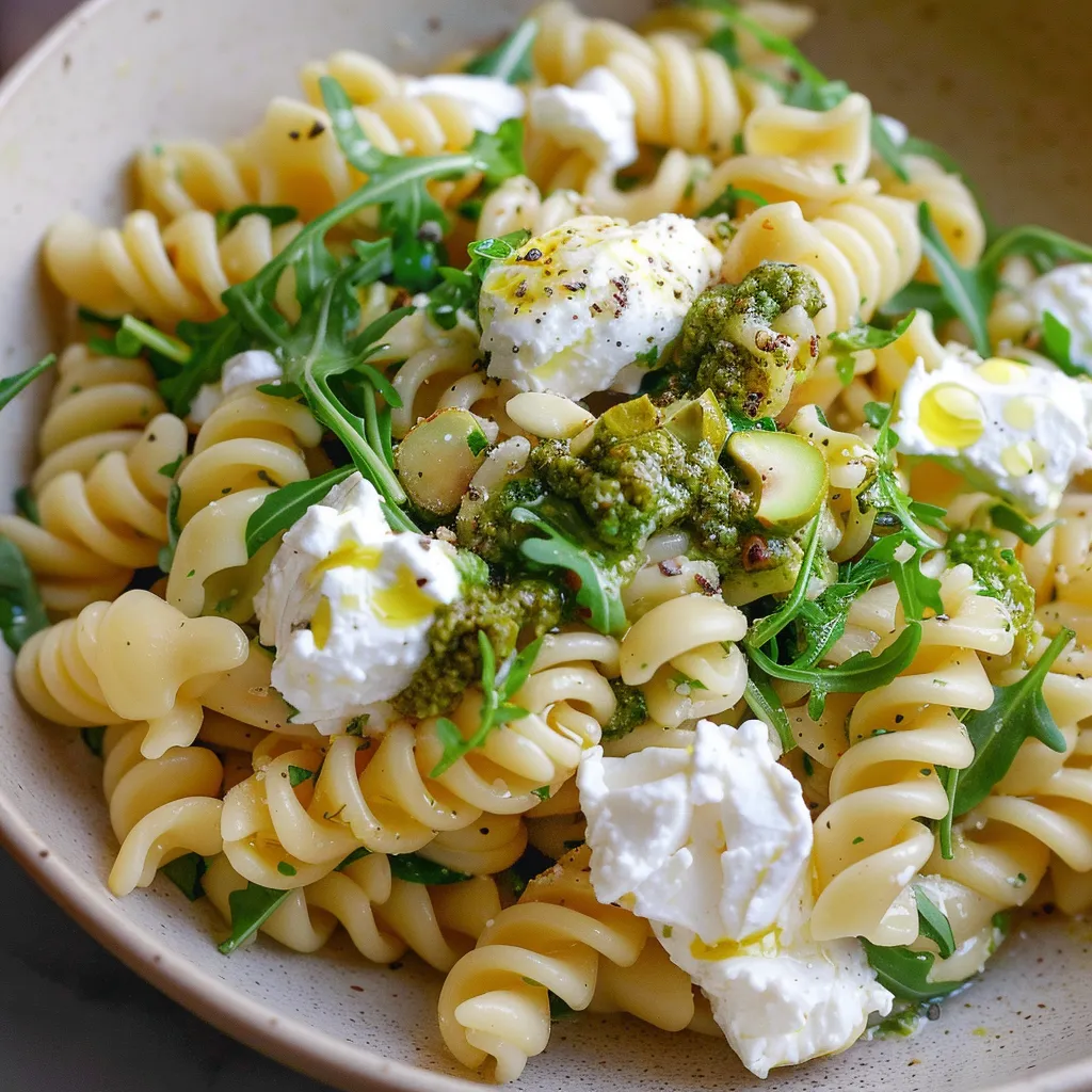 Pâtes Burrata Citron Fraîches
