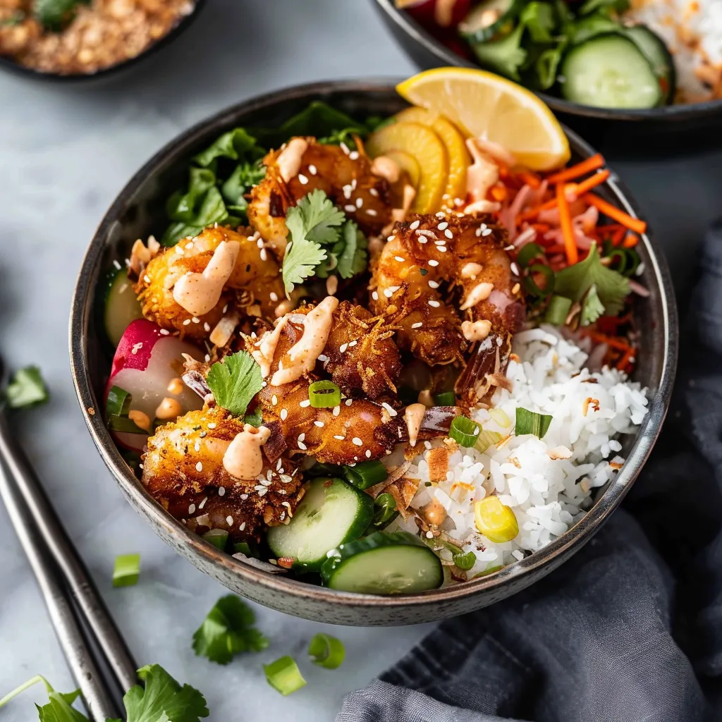 Recette de Bols de Crevettes à la Noix de Coco : Fraîcheur et Saveurs