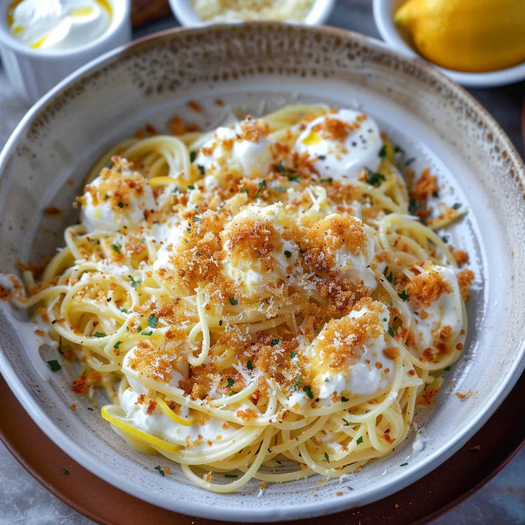 Capellini au Citron et Fontina - Recette Gourmande