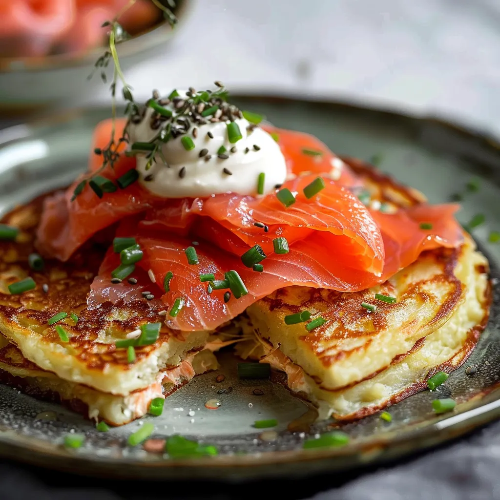Pommes de Terre et Saumon en Galette Croustillante