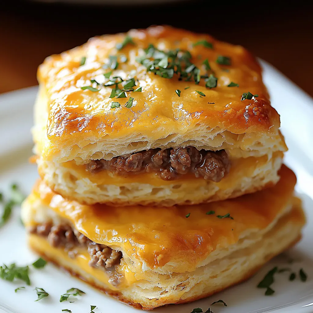 Biscuits au Bœuf et Cheddar - Recette Facile
