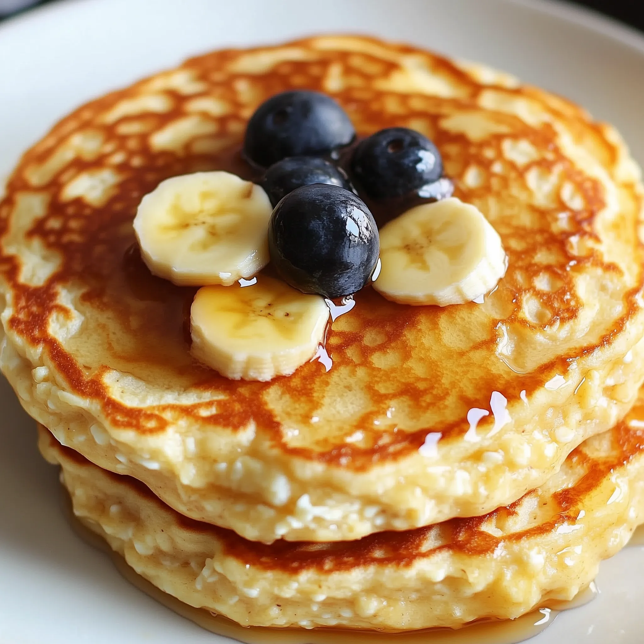 Délicieux Pancakes au Fromage Cottage