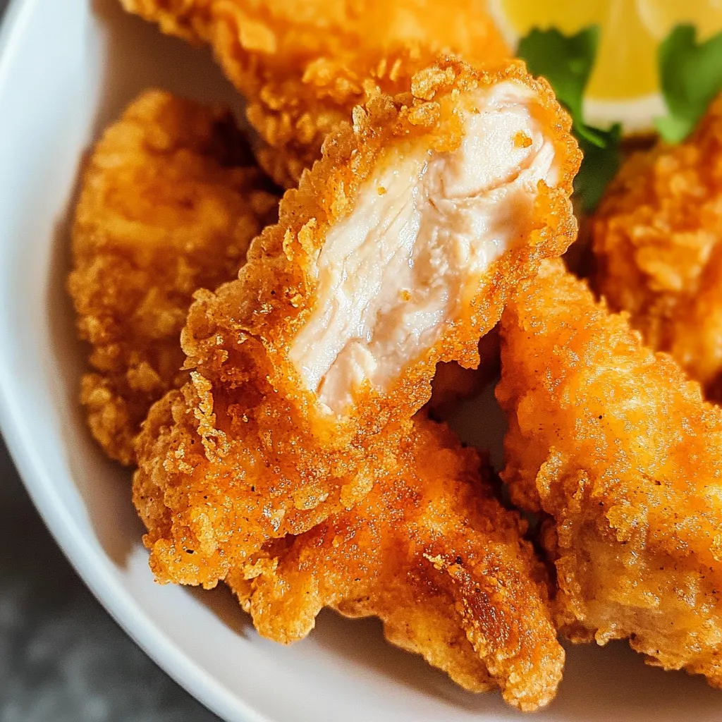 Poulet doré croustillant avec friteuse à air