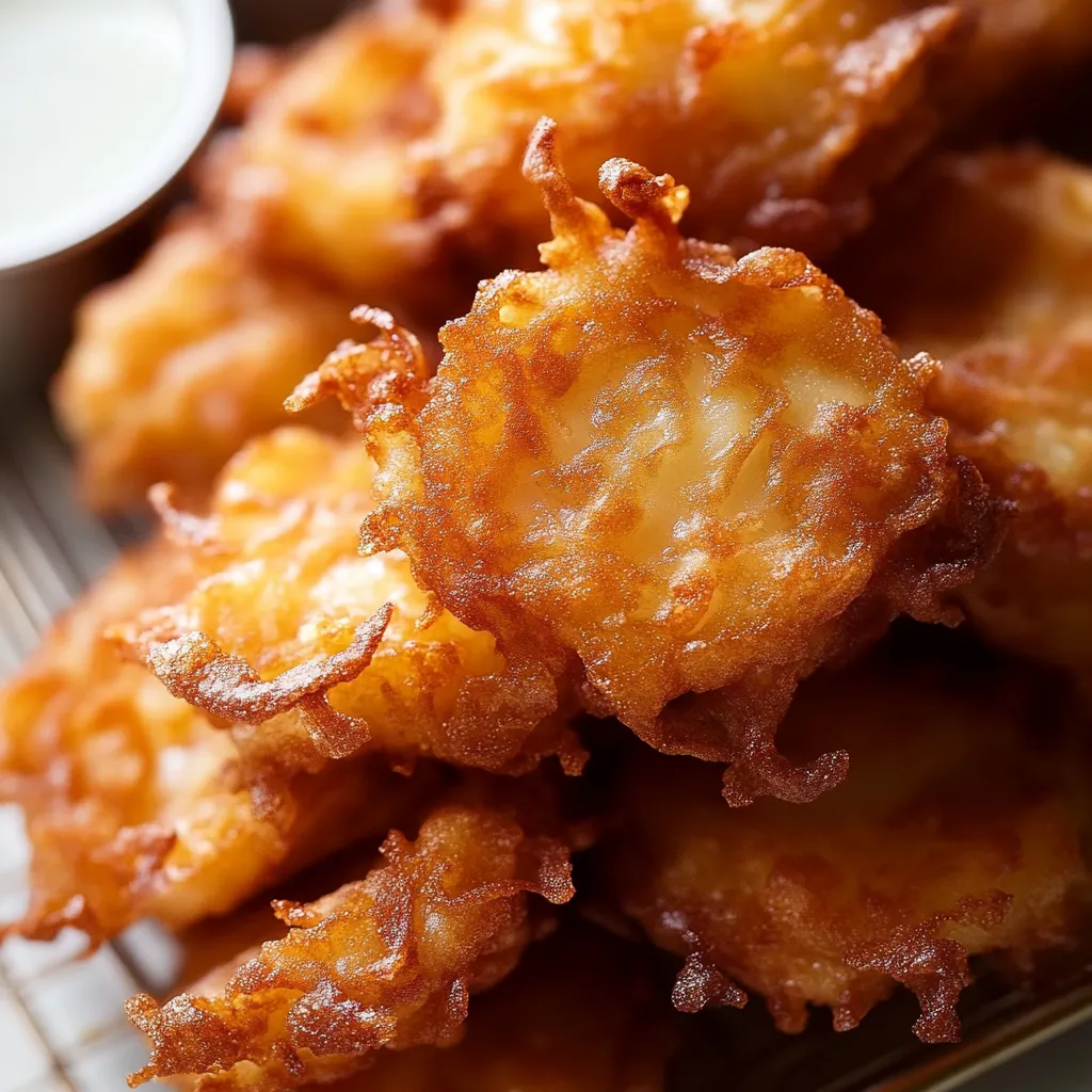 Beignets d'oignons Amish : Recette facile et savoureuse