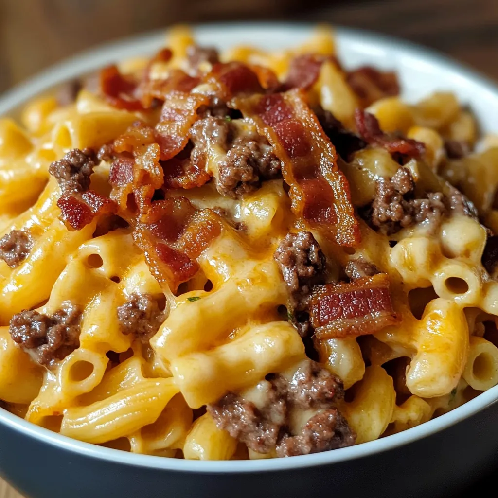 Bacon et Fromage Délicieux