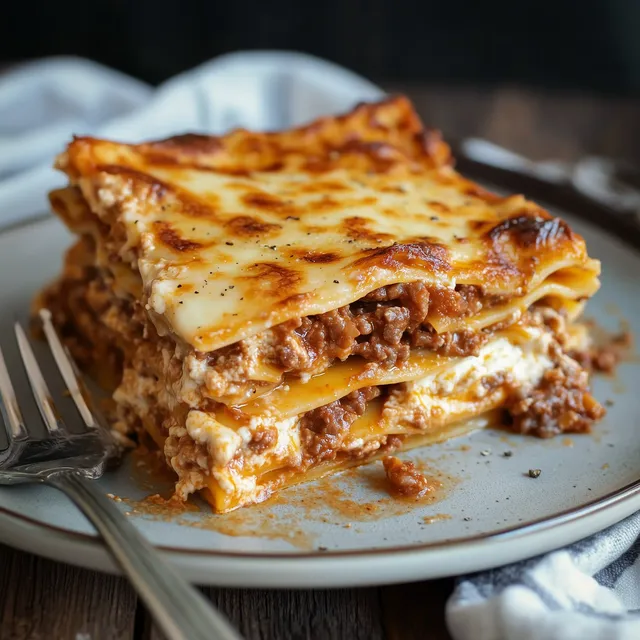 Plat de Lasagnes Toscanes Généreuses et Savoureuses
