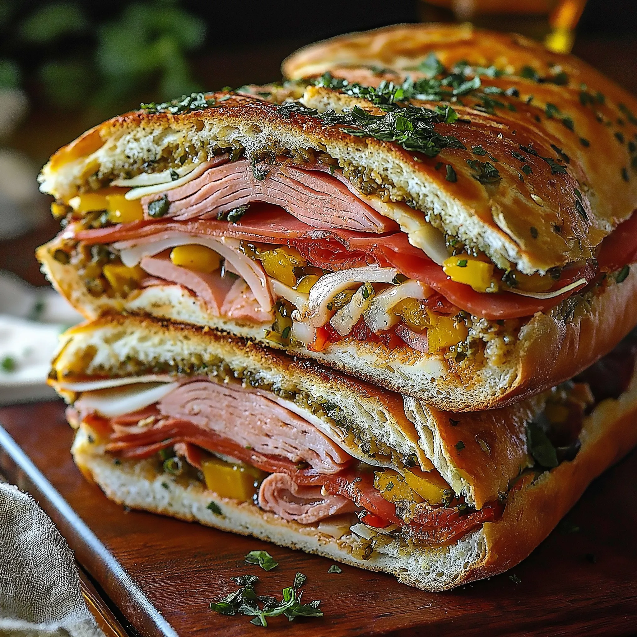 Sandwich Muffuletta Italien Généreux