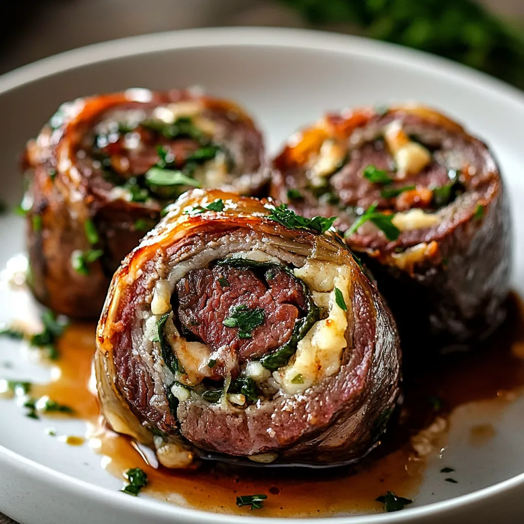 Roulés farcis au bœuf