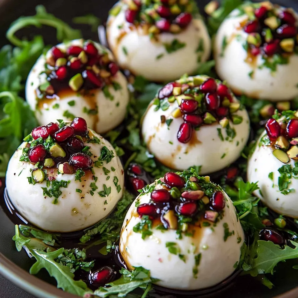 Burrata et Grenade - Entrée Gourmande