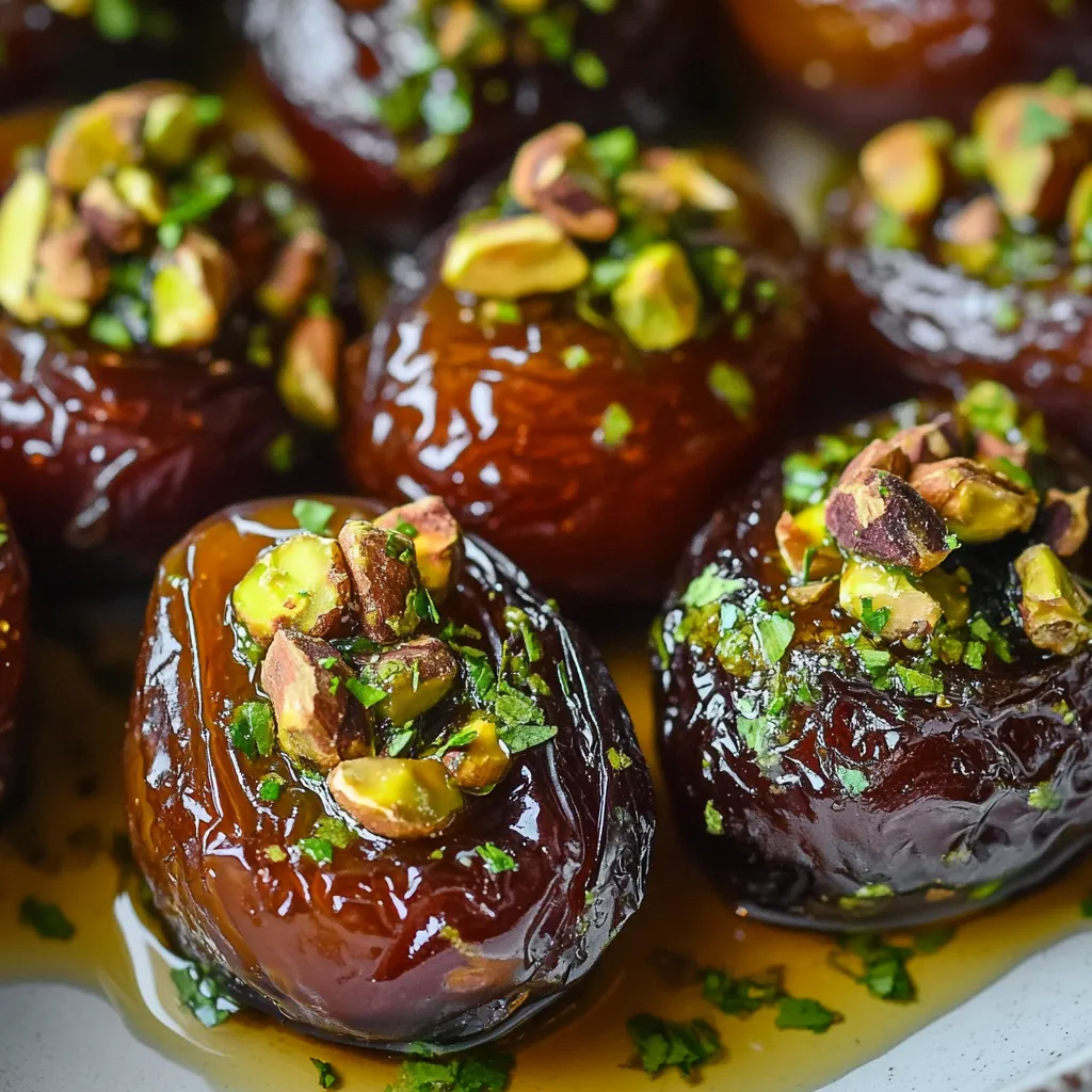 Dattes Farcies au Boursin et Pistaches