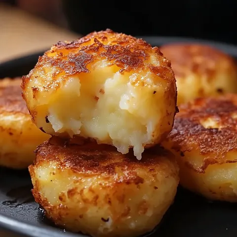 Croquettes Fromagées à Base de Purée de Pommes de Terre