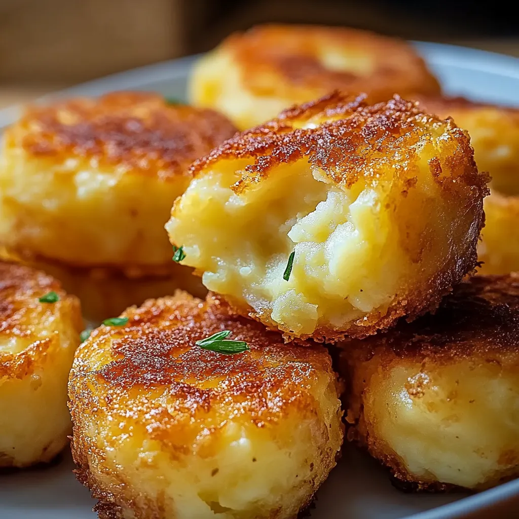 Croquettes de Purée au Fromage - Recette Facile