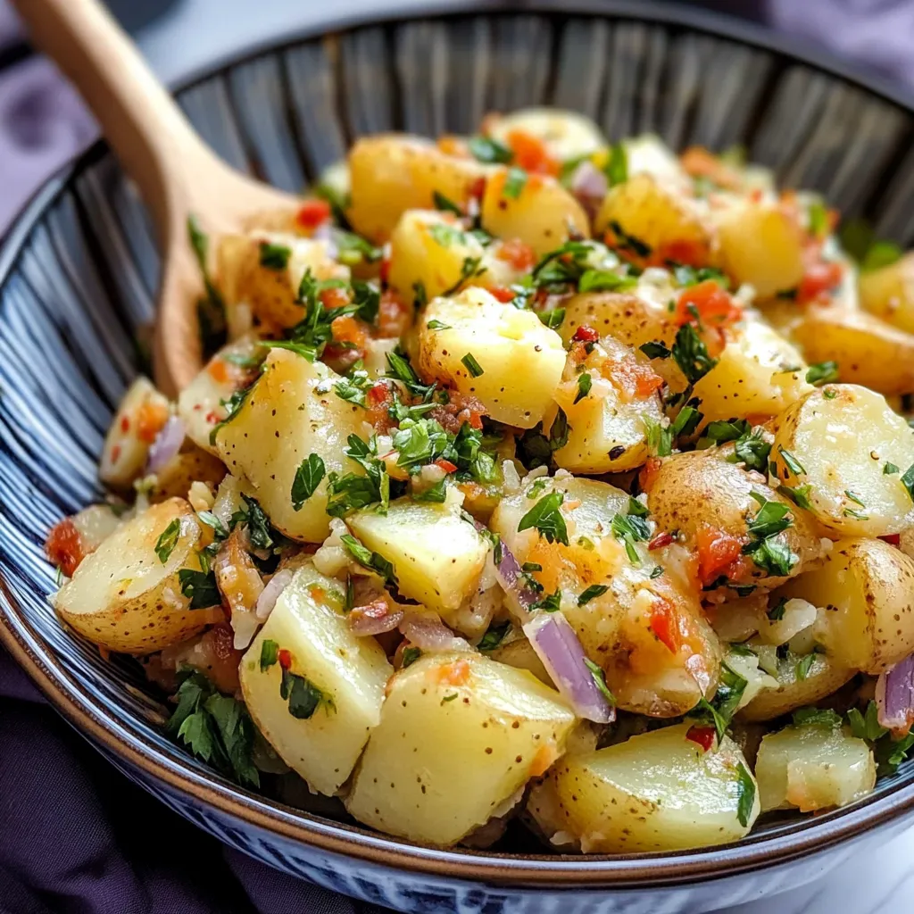 Salade de Pommes de Terre Turque - Recette Fraîche