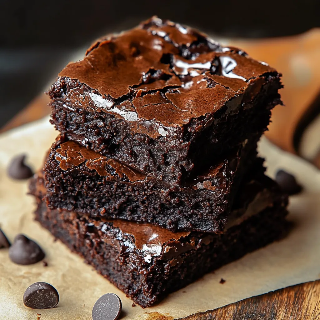 Brownies Mochi au Chocolat - Dessert Fusion Unique