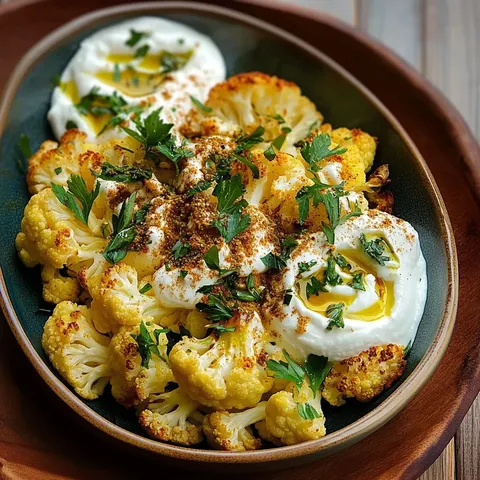 Chou-fleur au Za'atar et Labneh Crémeux