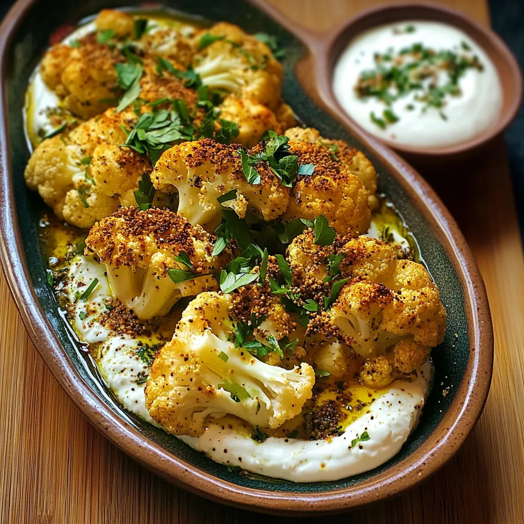 Chou-fleur rôti au Za'atar - Plat savoureux