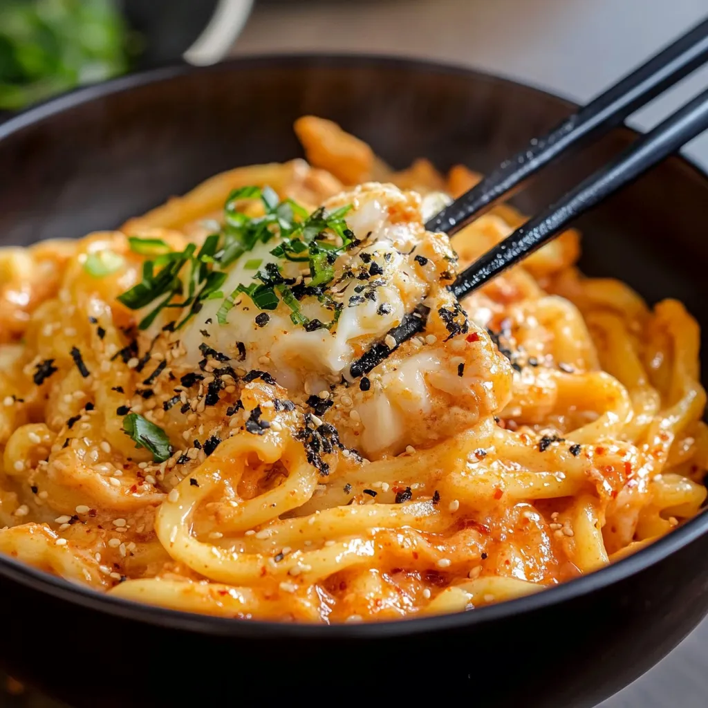Kimchi Udon Onctueux