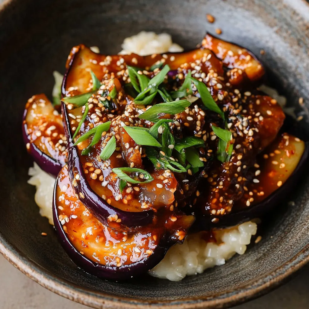 Aubergines Gochujang Ail