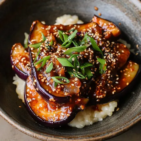 Aubergines Gochujang Ail