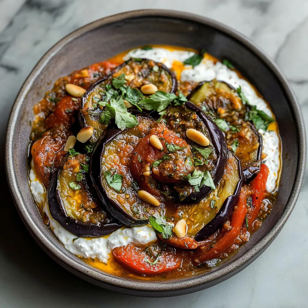 Aubergines Borani - Plat savoureux d'inspiration orientale