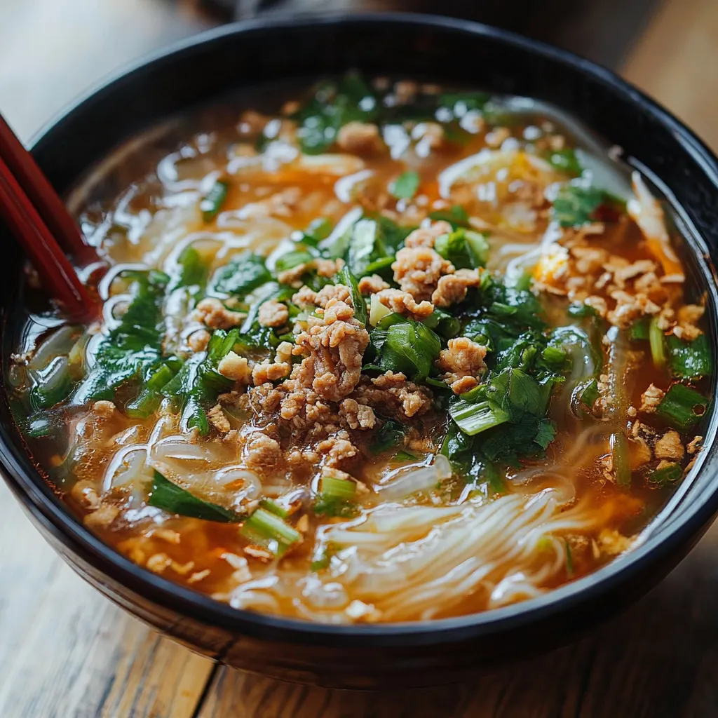 Nouilles de Riz au Bouillon Façon Yunnan - Recette traditionnelle