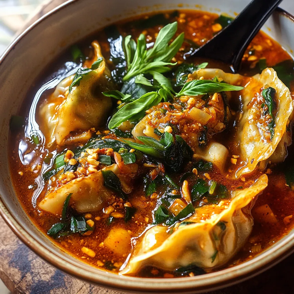 Raviolis Vapeur au Bouillon Thaï - Recette express
