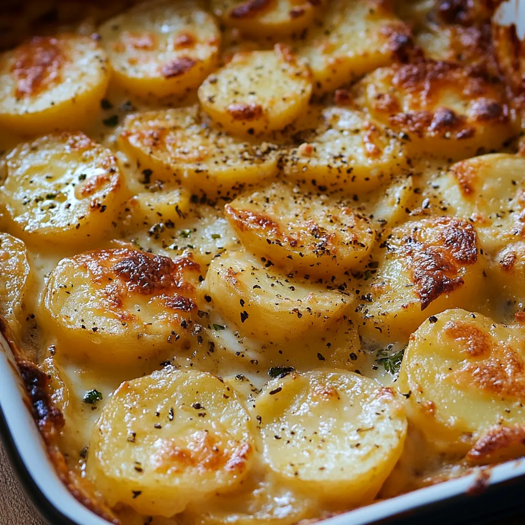 Pommes de terre gratinées
