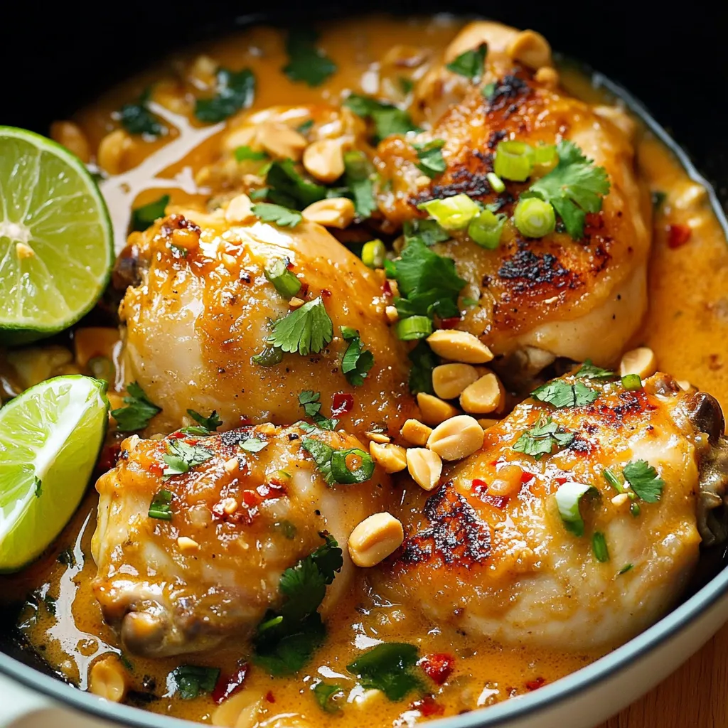 poulet coco-citron vert : un plat rapide et savoureux