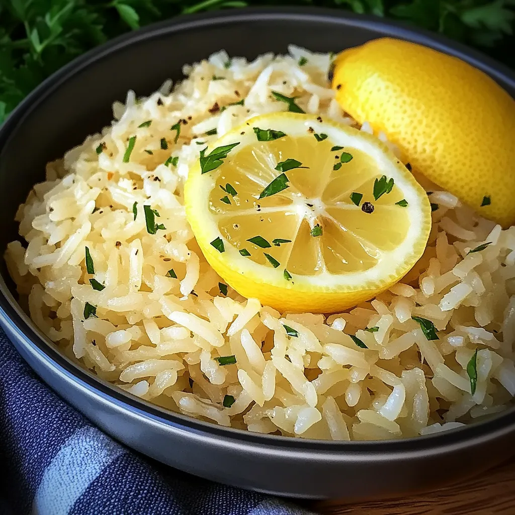 Riz Grec citronné et léger