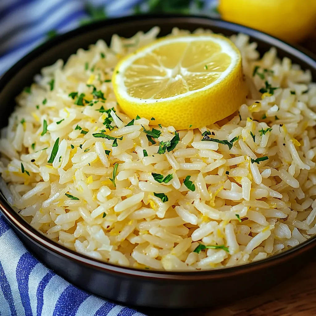 Riz Citron Méditerranéen | Simple & Parfumé