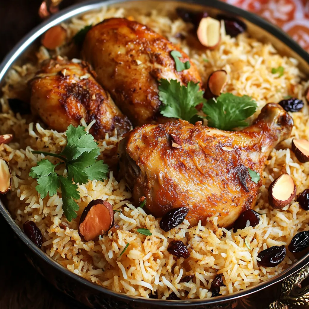 Kabsa au Poulet : Un Plat Aux Épices Du Moyen-Orient