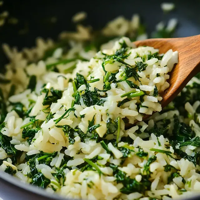 Riz aux Épinards
