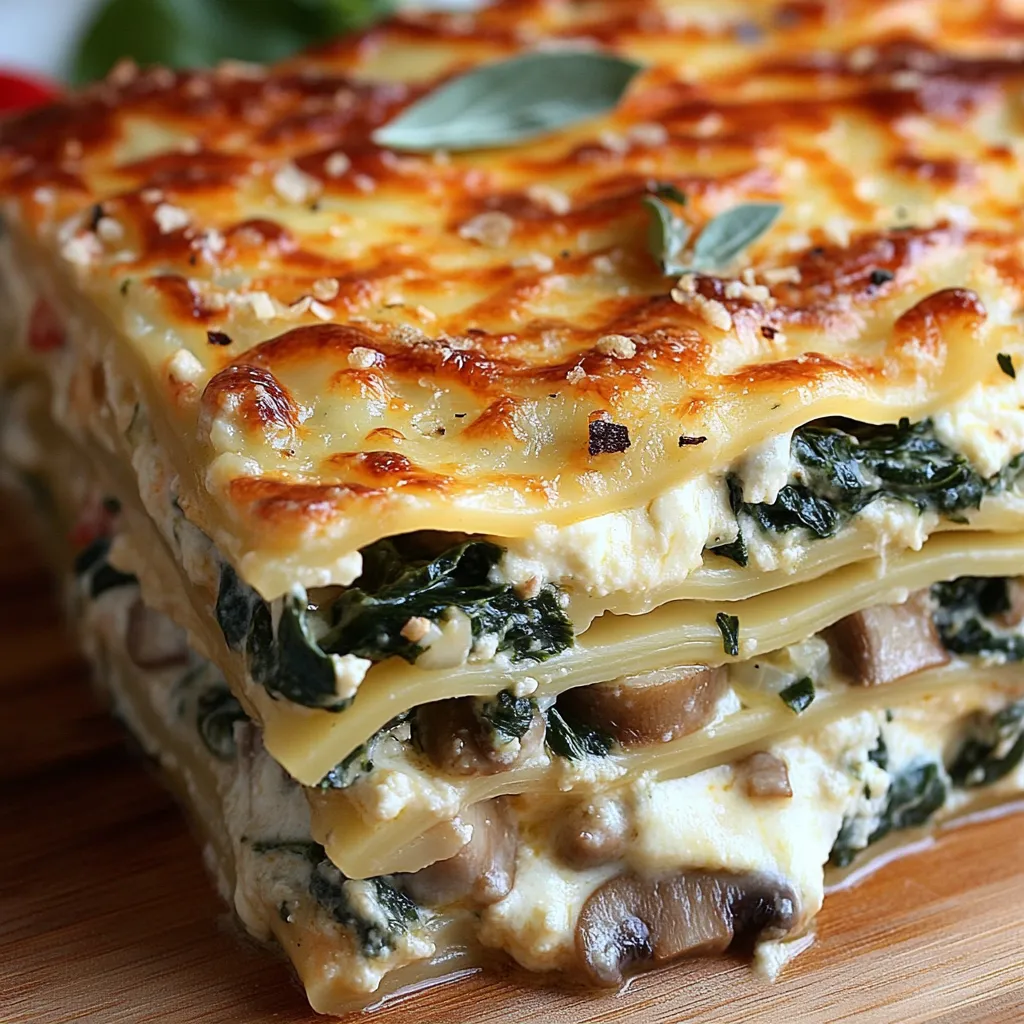 Savoureuses Lasagnes Blanches Végétariennes