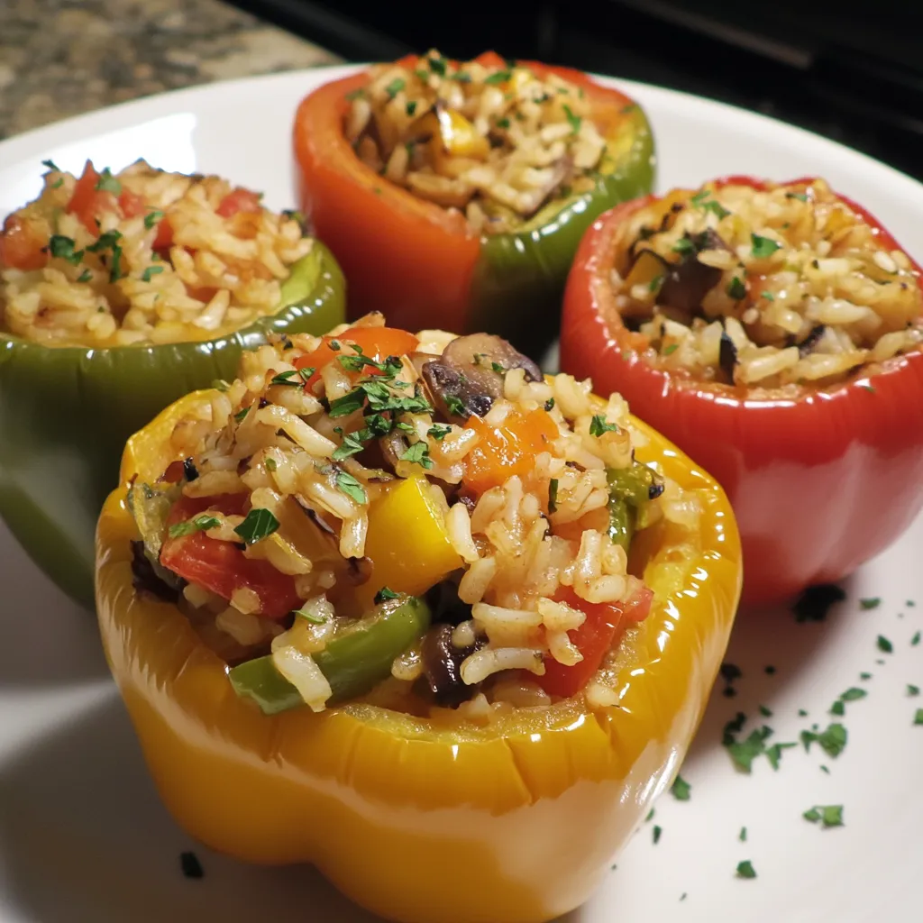 Délicieux Poivrons Farcis