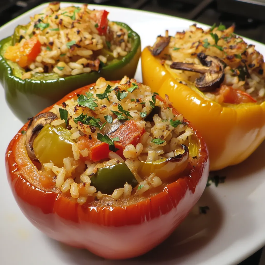 Poivrons Farcis Végétariens | Facile et Ultra-Gourmand