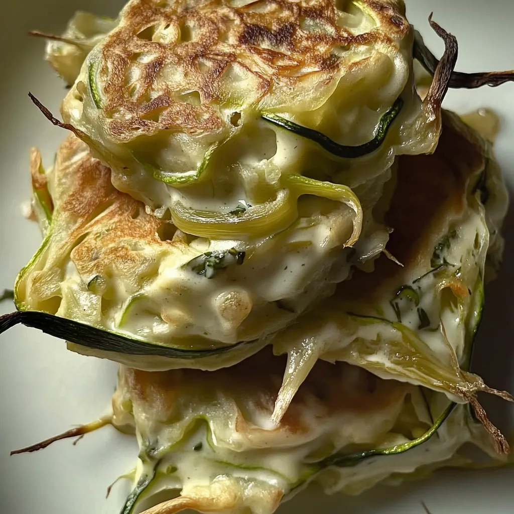 Beignets Courgettes Poireaux Crémeux et Herbes