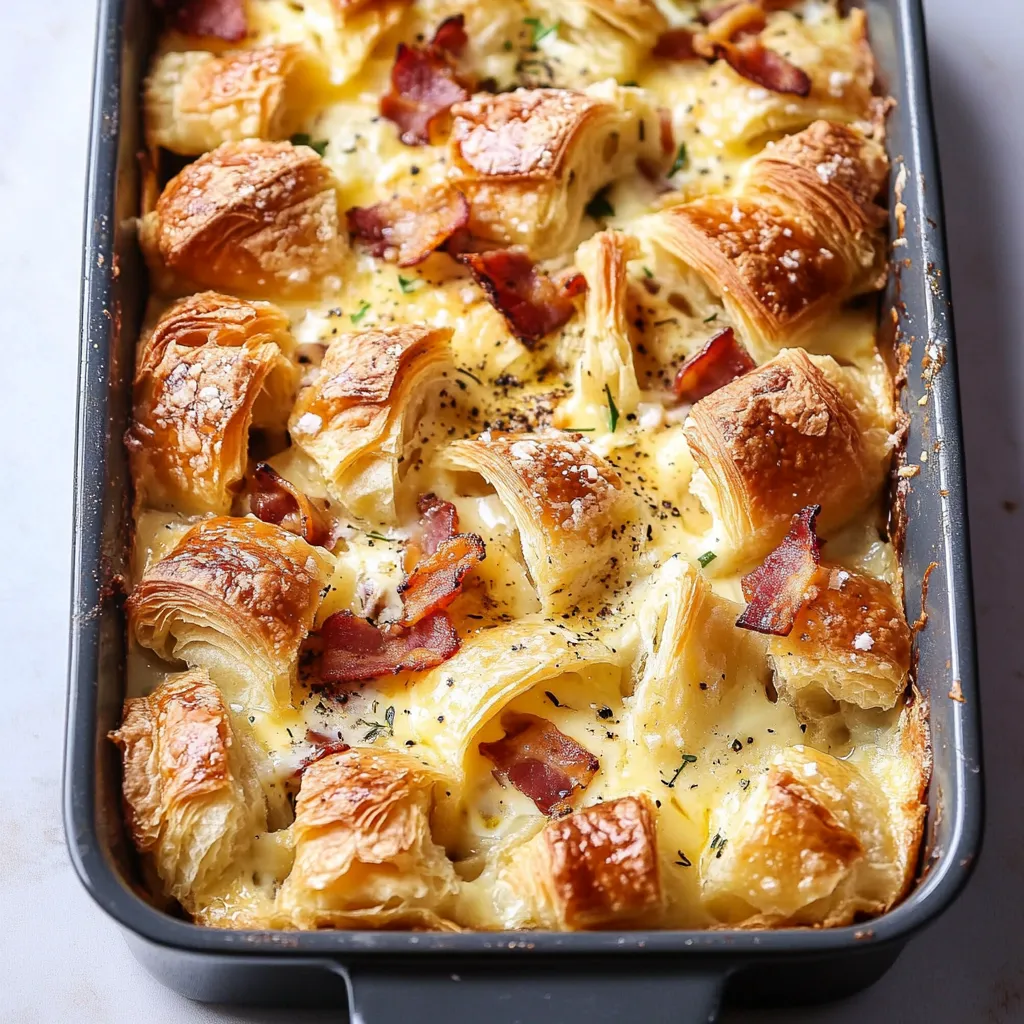 croissants au bacon et gruyère : brunch hyper gourmand