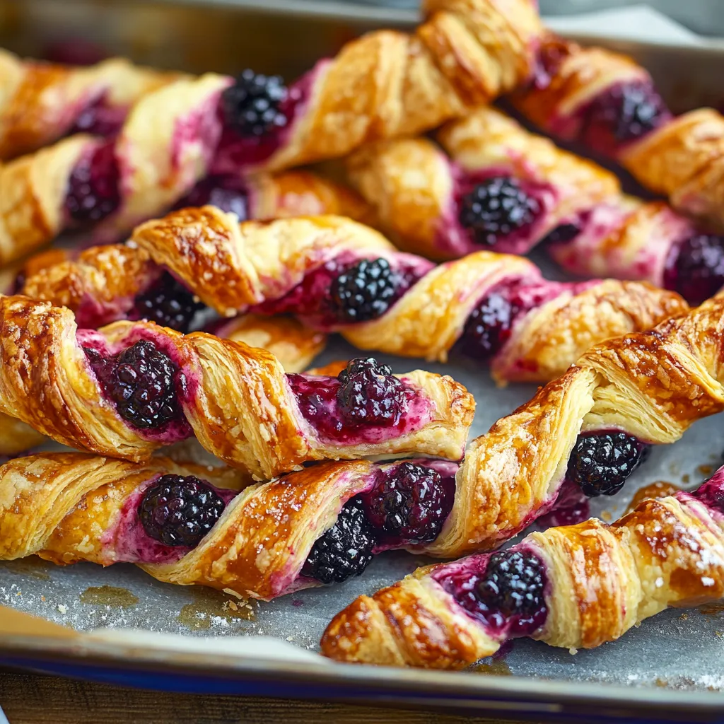 Twists Chèvre-Mûre : Dessert Craquant