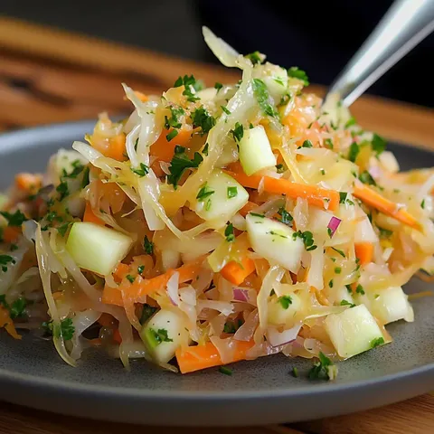 Délicieuse Salade de Choucroute Alsacienne