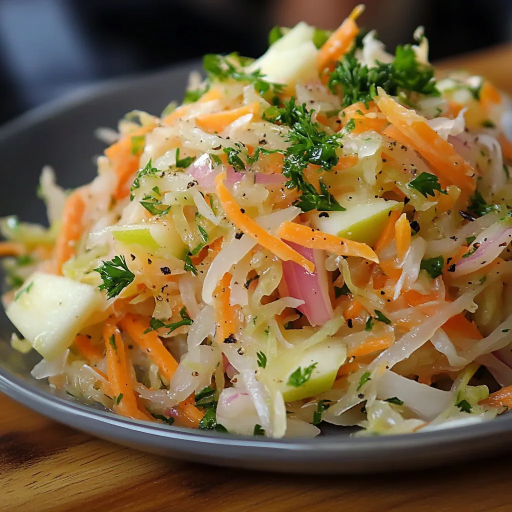 Salade de Choucroute à l'Ancienne : Un Classique Revisité