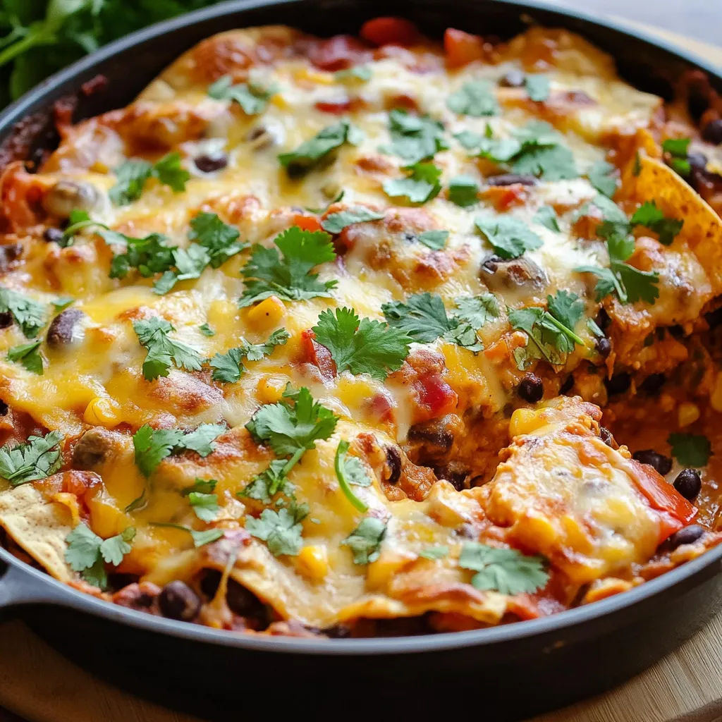 Gratin Mexicain Végétarien aux Tortillas - Plat Facile