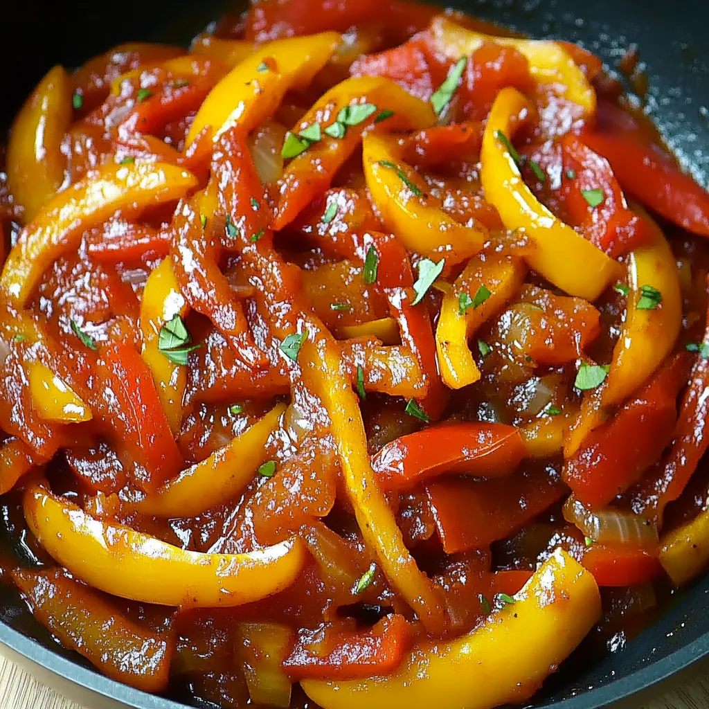 Poivrons à l’Italienne - Végétarien Simple
