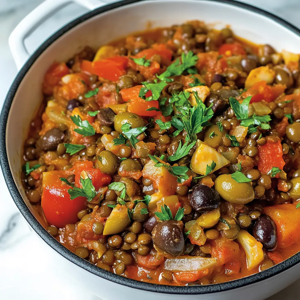 Cacciatore veggie lentilles - facile et savoureux