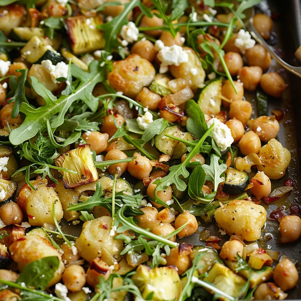 Plat Sain de Gnocchis Méditerranéens au Four – Option Végé