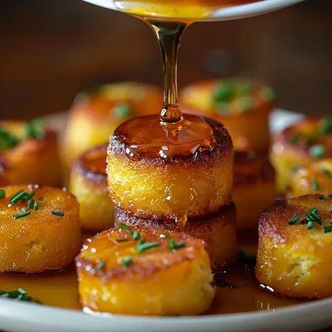 Bouchées moelleuses de maïs et beurre doux au miel
